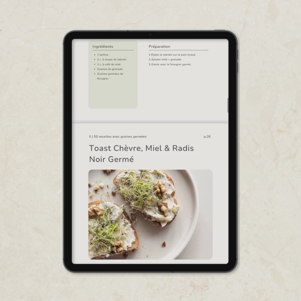 Graines Germées : Guide Ultime & Recettes (E-BOOK)